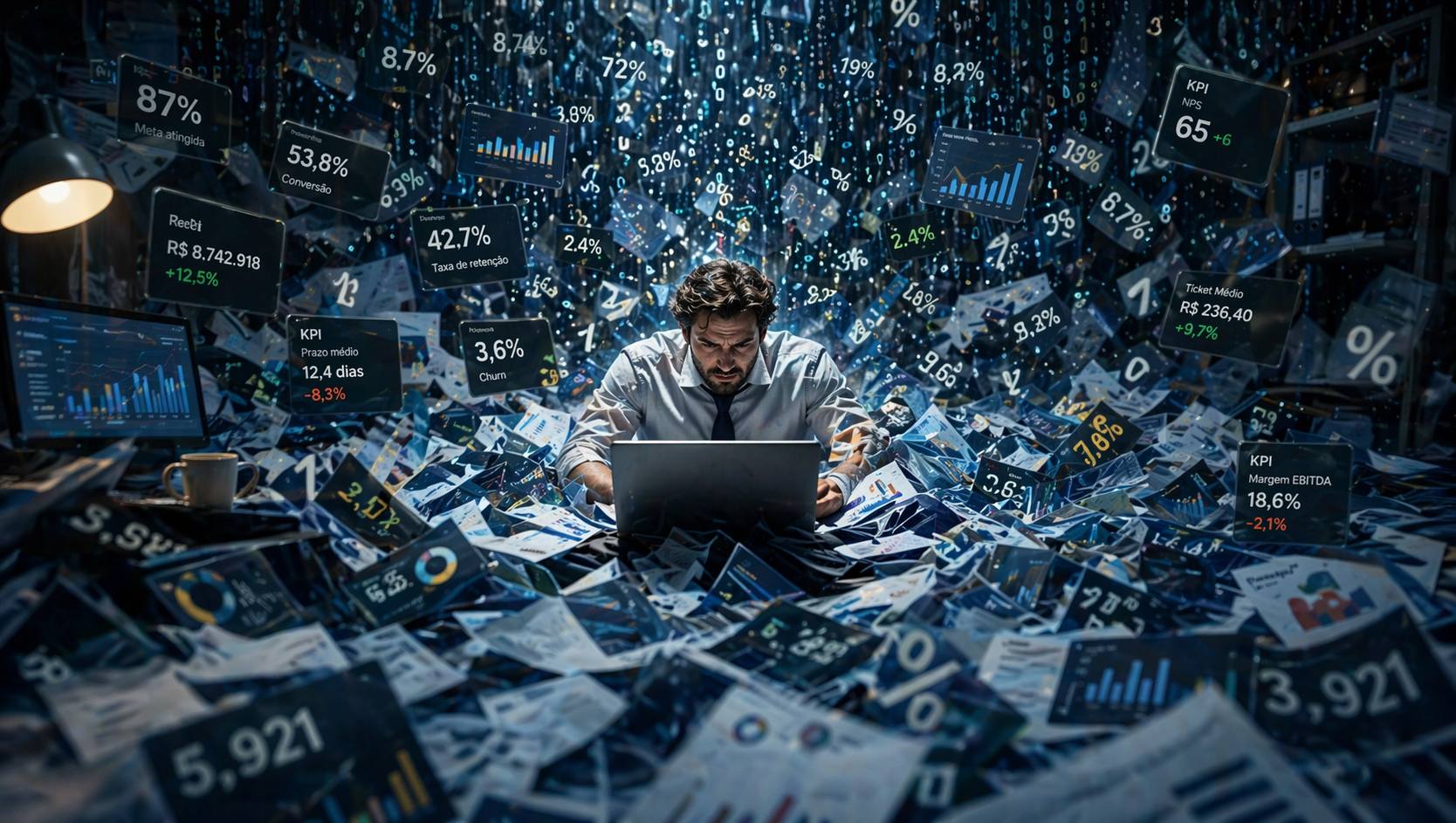 por que o excesso de dados não garante decisões inteligentes?